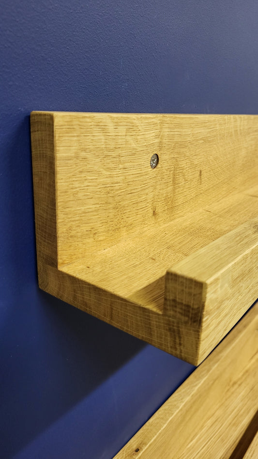 Oak Picture Shelf